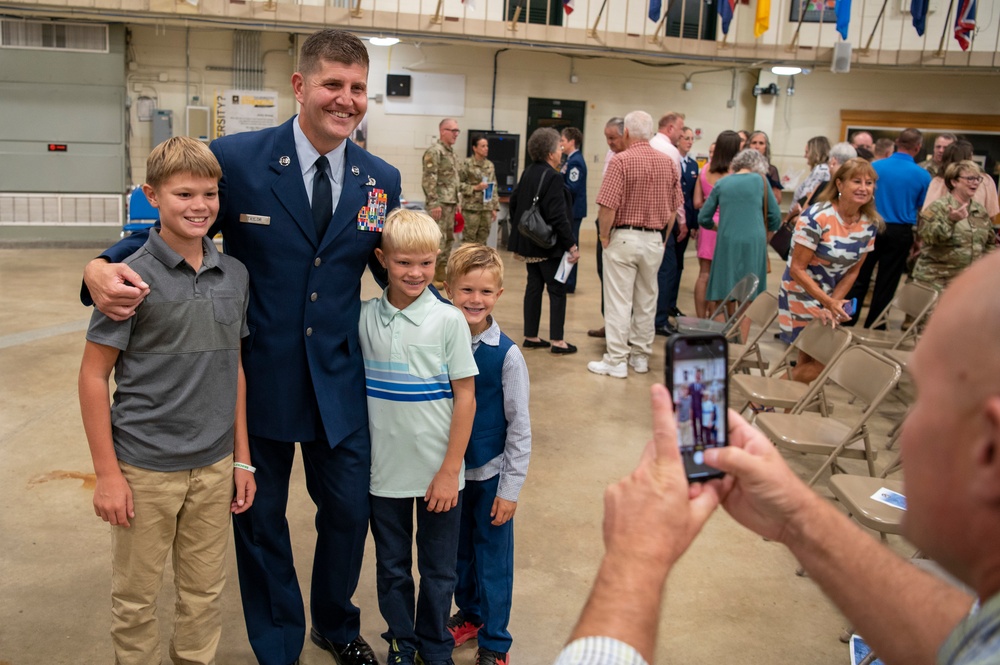 Ohio state command chief change of authority ceremony