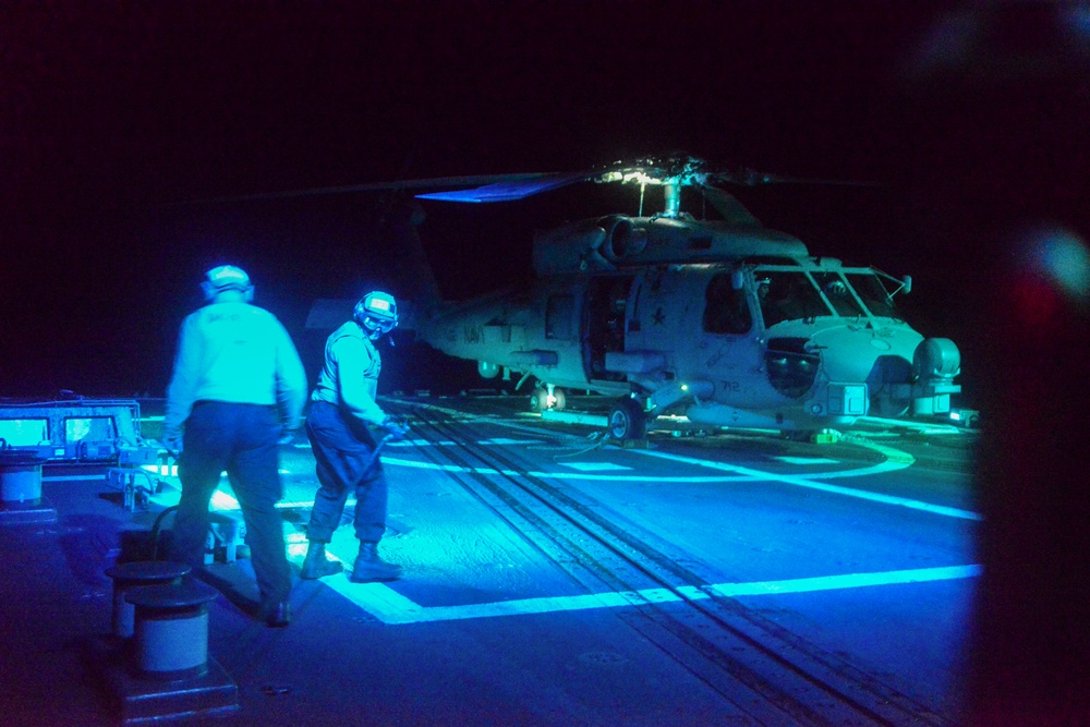 USS Lassen Conducts Flight Ops