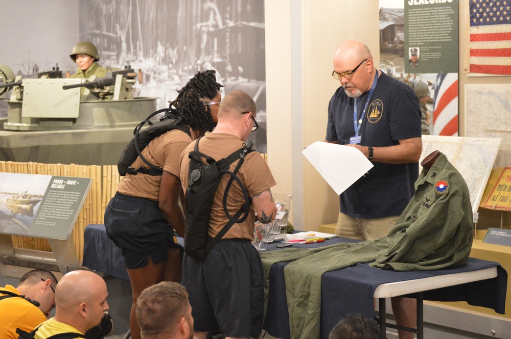 CPO Selects learn about U.S. Navy during the Vietnam War