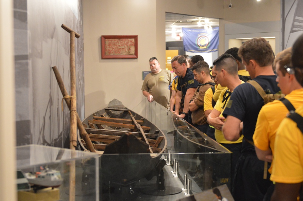 CPO Selects learn about U.S. Navy during the Vietnam War