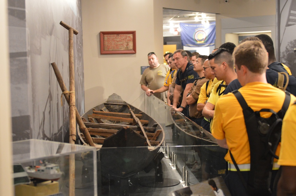 CPO Selects learn about U.S. Navy during the Vietnam War