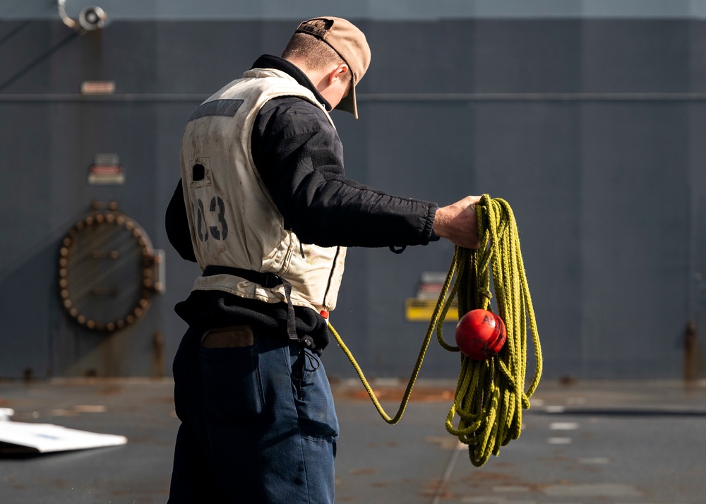 USS Hershel “Woody” Williams arrives in South Africa