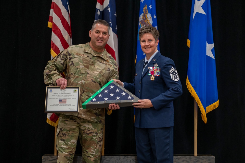 Eleventh Ohio state command chief retirement