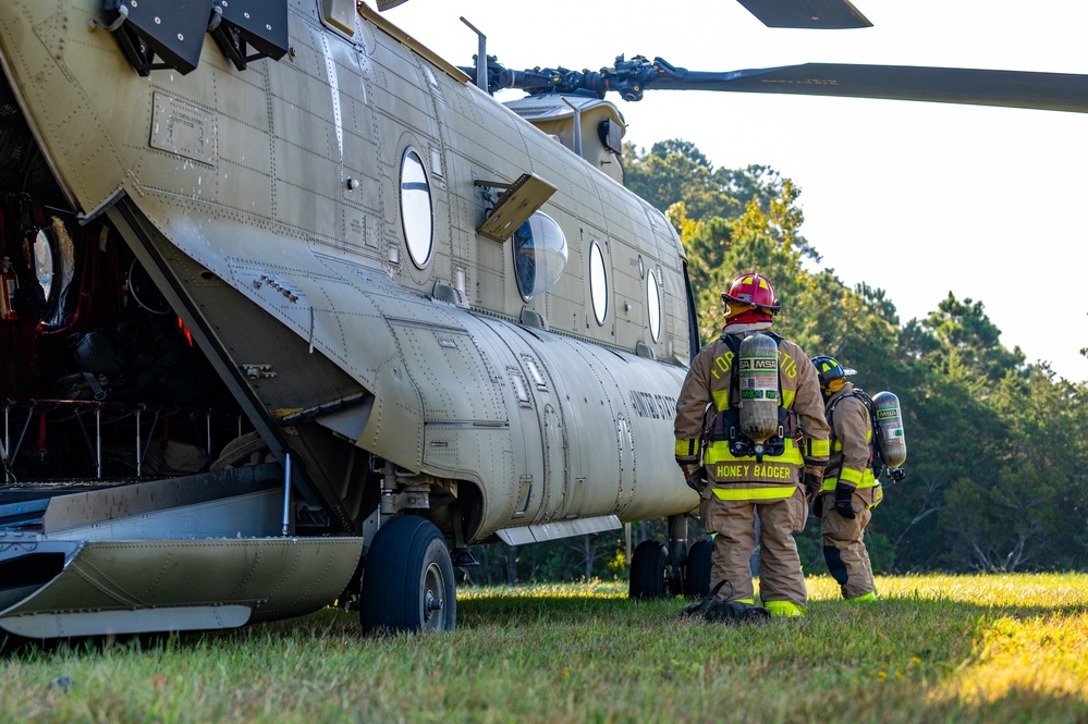 Helicopter crash exercise prepares Fort Eustis for real-world scenarios