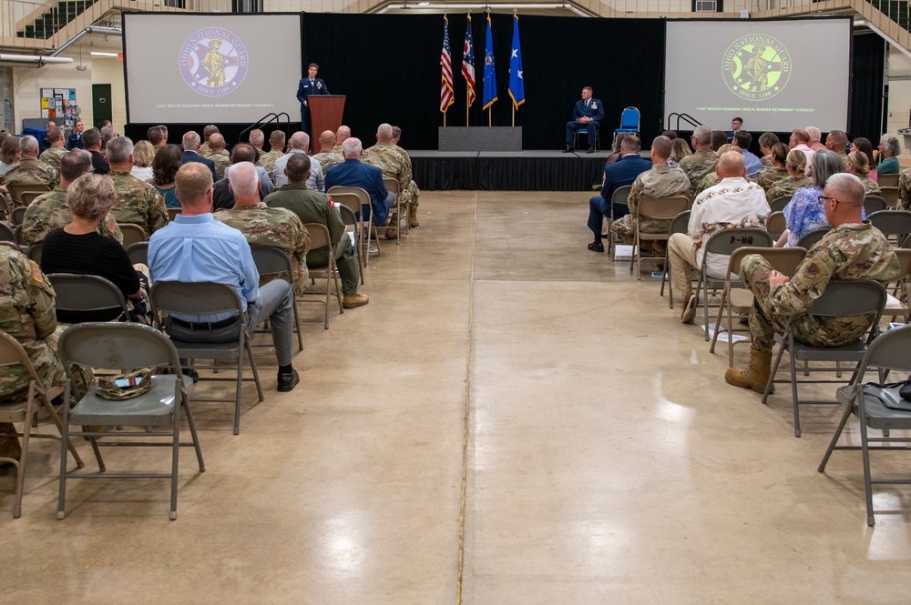 Eleventh Ohio state command chief retirement