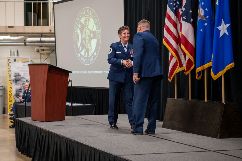 Eleventh Ohio state command chief retirement