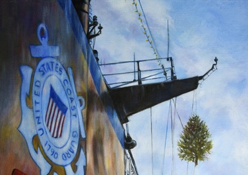 US Coast Guard Program 2020 Collection, Ob ID# 202013, "Christmas pennant," Sandra Hart (13 of 30)