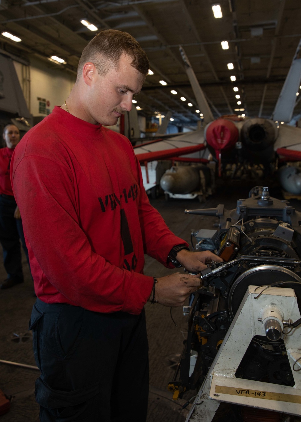 Daily operations aboard USS George H.W. Bush