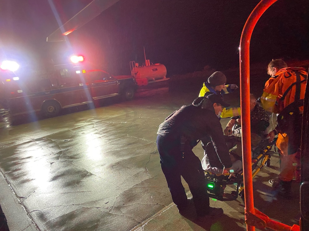 Coast Guard aircrews conduct 2 inland medevacs during separate cases near Kotzebue, Alaska
