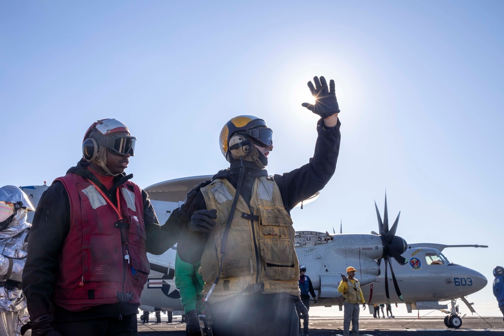 USS George H.W. Bush Fire Drill