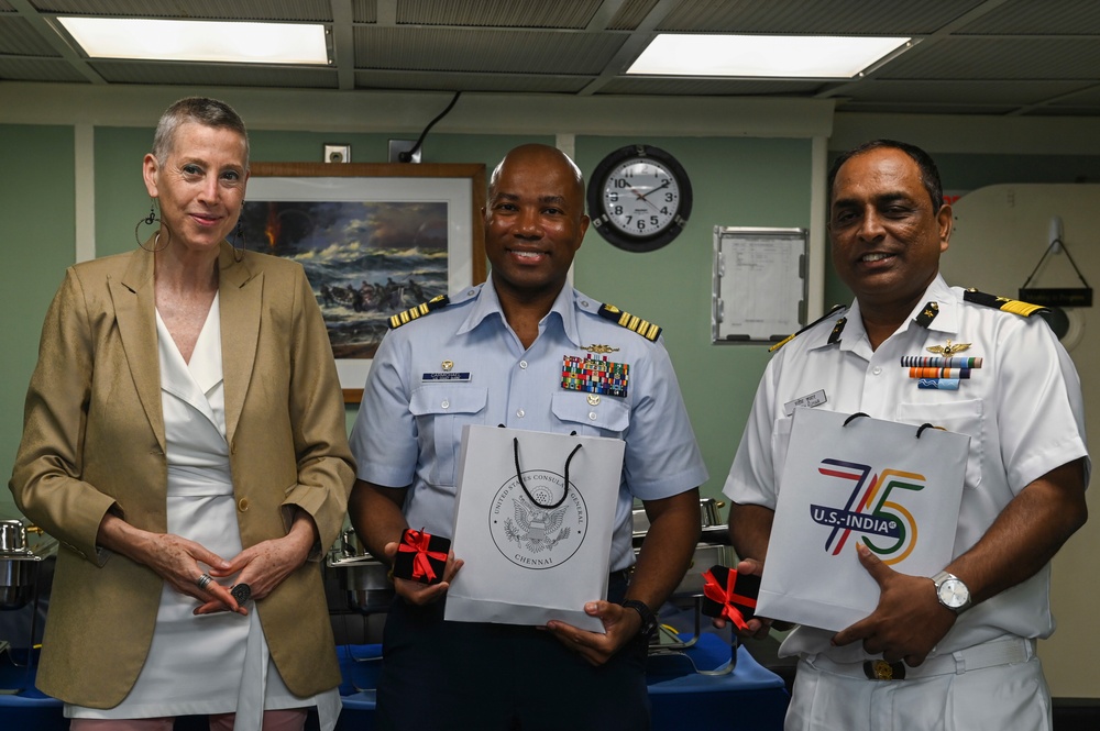 Coast Guard Cutter Midgett visits Chennai, India