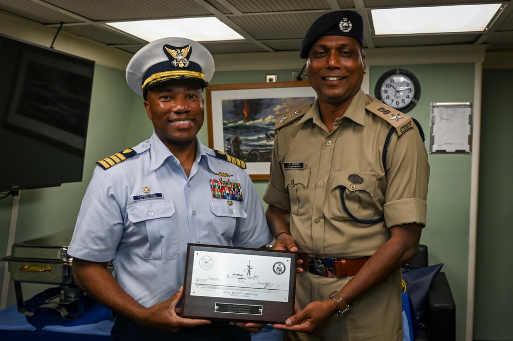 Coast Guard Cutter Midgett visits Chennai, India