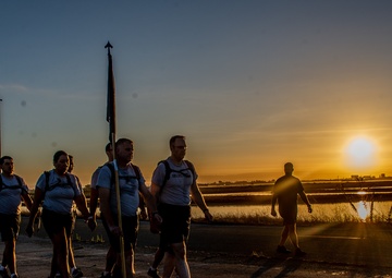 Greater Los Angeles CPO FY23 Selectees conducts formation drill as part of CPO Initiation onboard NWS Seal Beach.