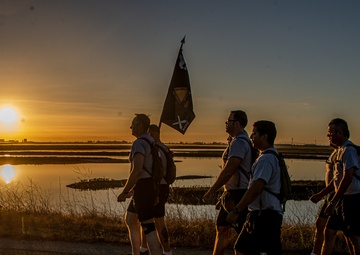 Greater Los Angeles CPO FY23 Selectees conducts formation drill as part of CPO Initiation onboard NWS Seal Beach.