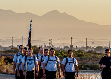 Greater Los Angeles CPO FY23 Selectees conducts formation drill as part of CPO Initiation onboard NWS Seal Beach.