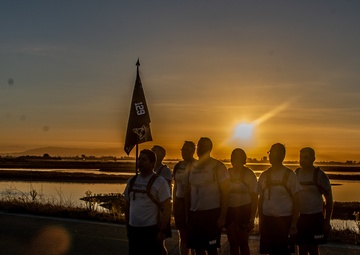 Greater Los Angeles CPO FY23 Selectees conducts formation drill as part of CPO Initiation onboard NWS Seal Beach.