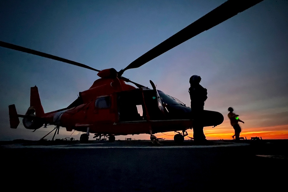 Coast Guard Cutter Midgett on Western Pacific Patrol 2022