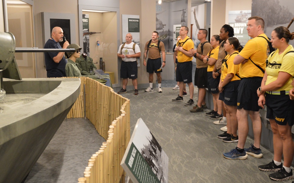 CPO Selects learn about U.S. Navy during the Vietnam War