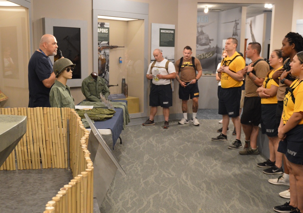 CPO Selects learn about U.S. Navy during the Vietnam War