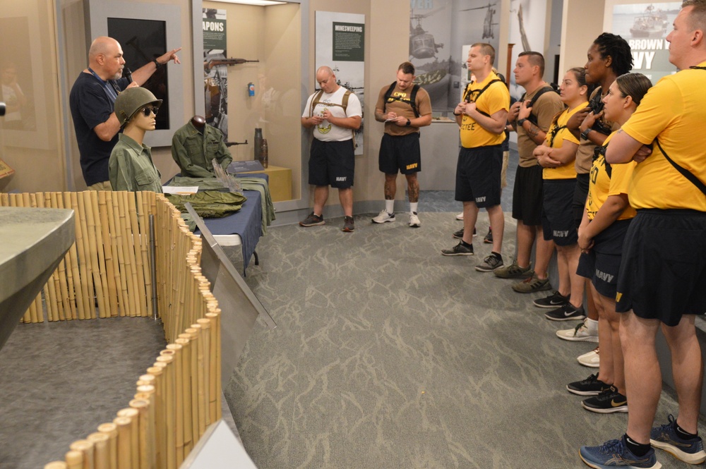 CPO Selects learn about U.S. Navy during the Vietnam War