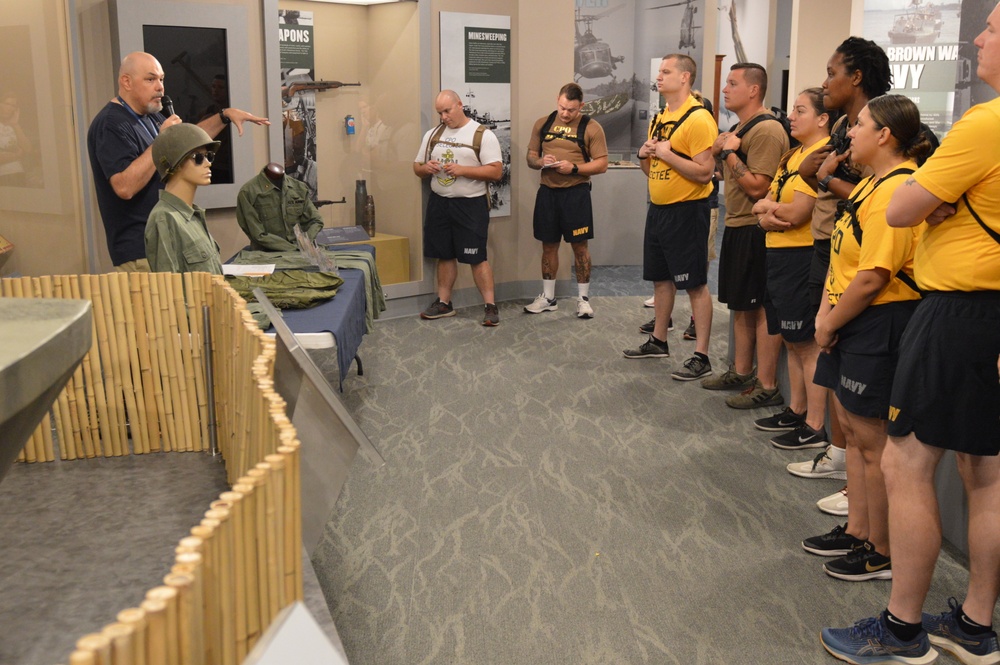 CPO Selects learn about U.S. Navy during the Vietnam War