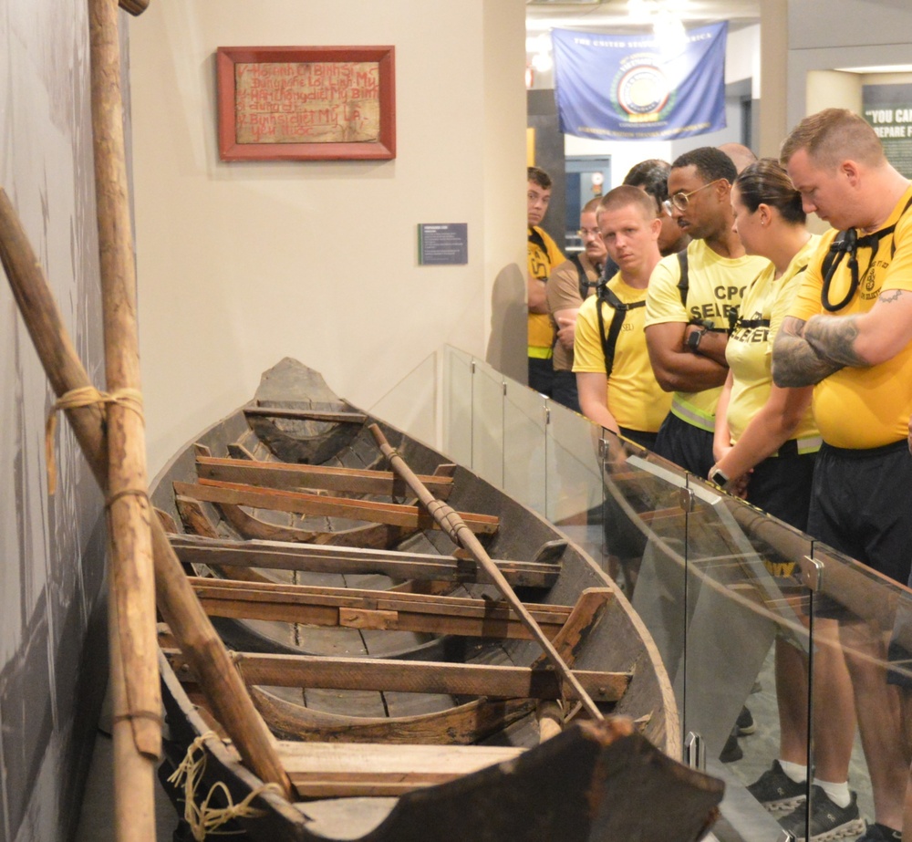 CPO Selects learn about U.S. Navy during the Vietnam War