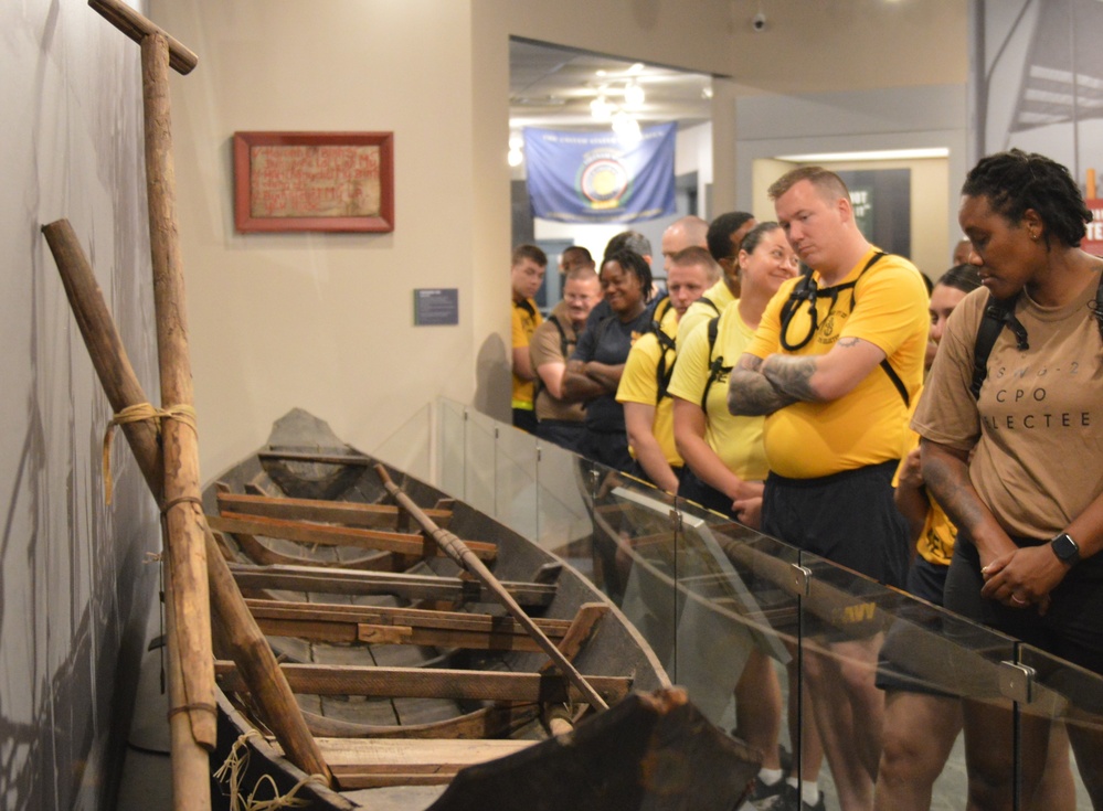 CPO Selects learn about U.S. Navy during the Vietnam War