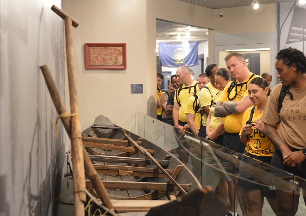 CPO Selects visit Hampton Roads Naval Museum