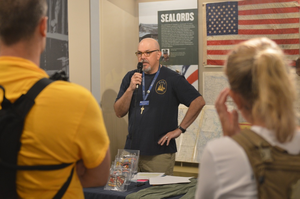 CPO Selects learn about U.S. Navy during the Vietnam War