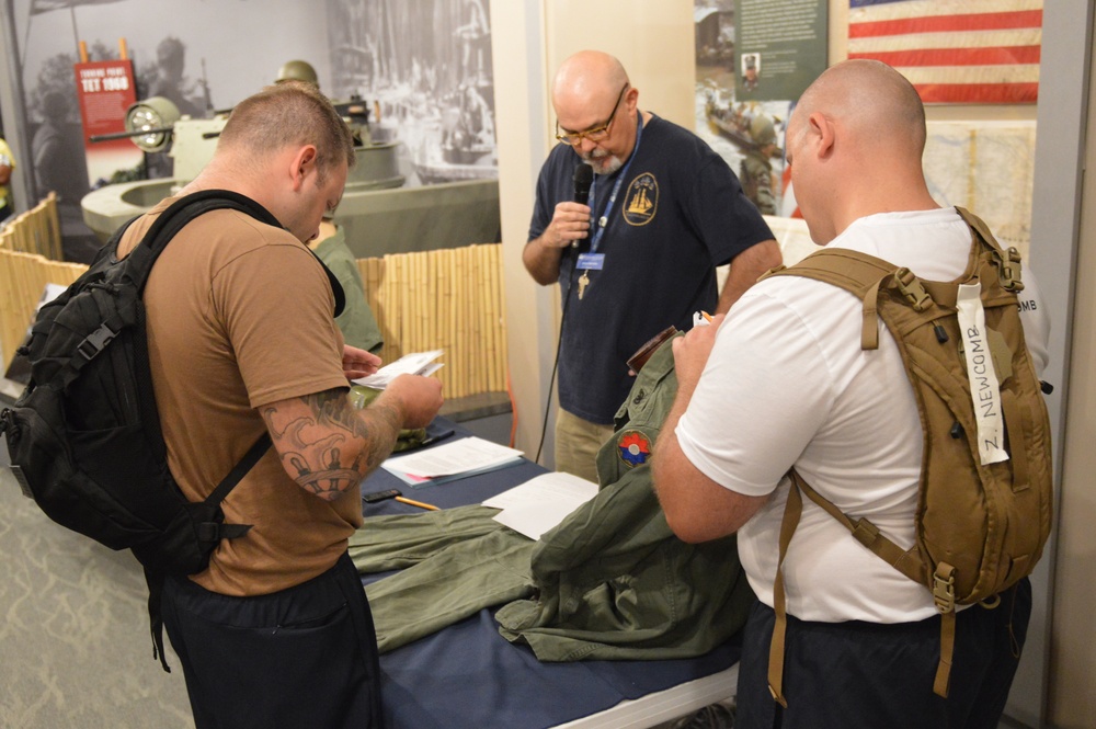 CPO Selects learn about U.S. Navy during the Vietnam War