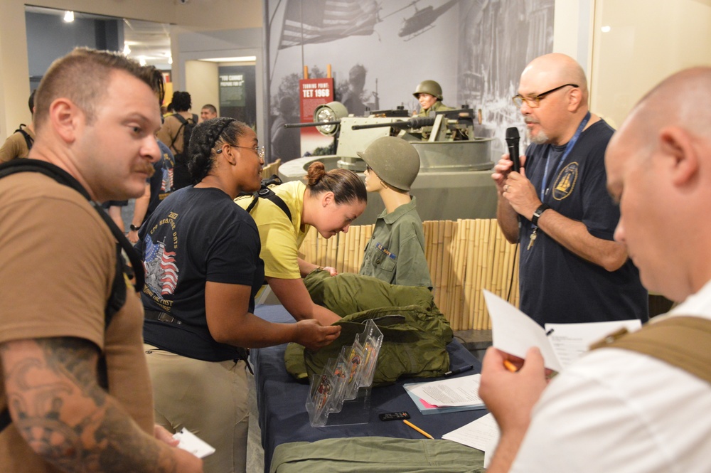 CPO Selects learn about U.S. Navy during the Vietnam War