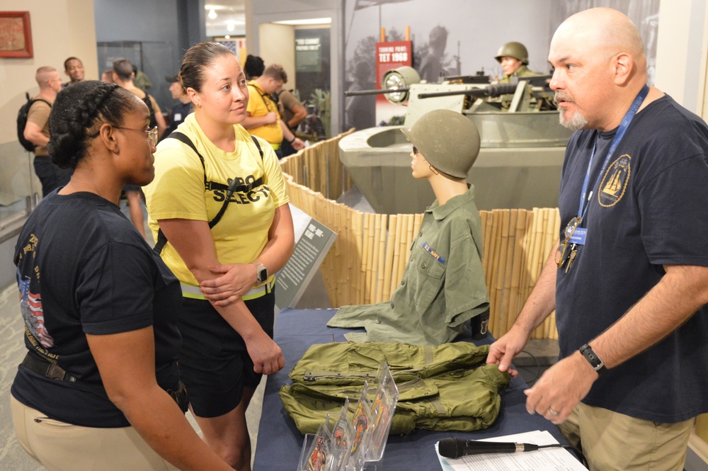 CPO Selects learn about U.S. Navy during the Vietnam War