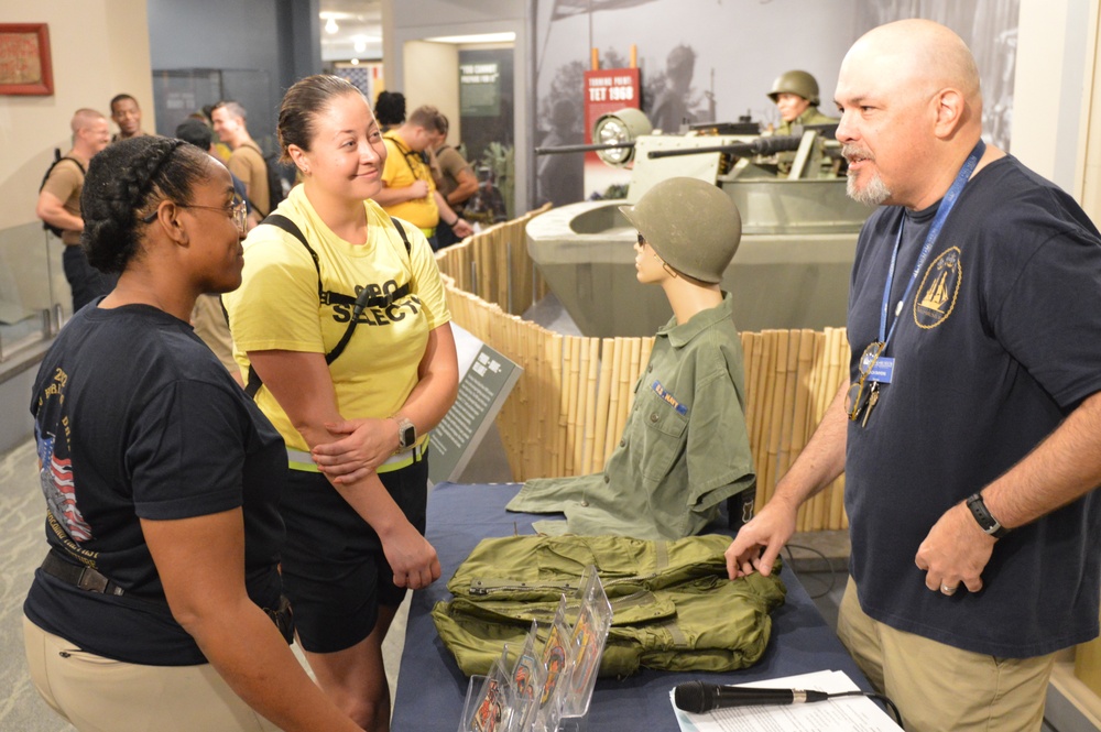 CPO Selects learn about U.S. Navy during the Vietnam War