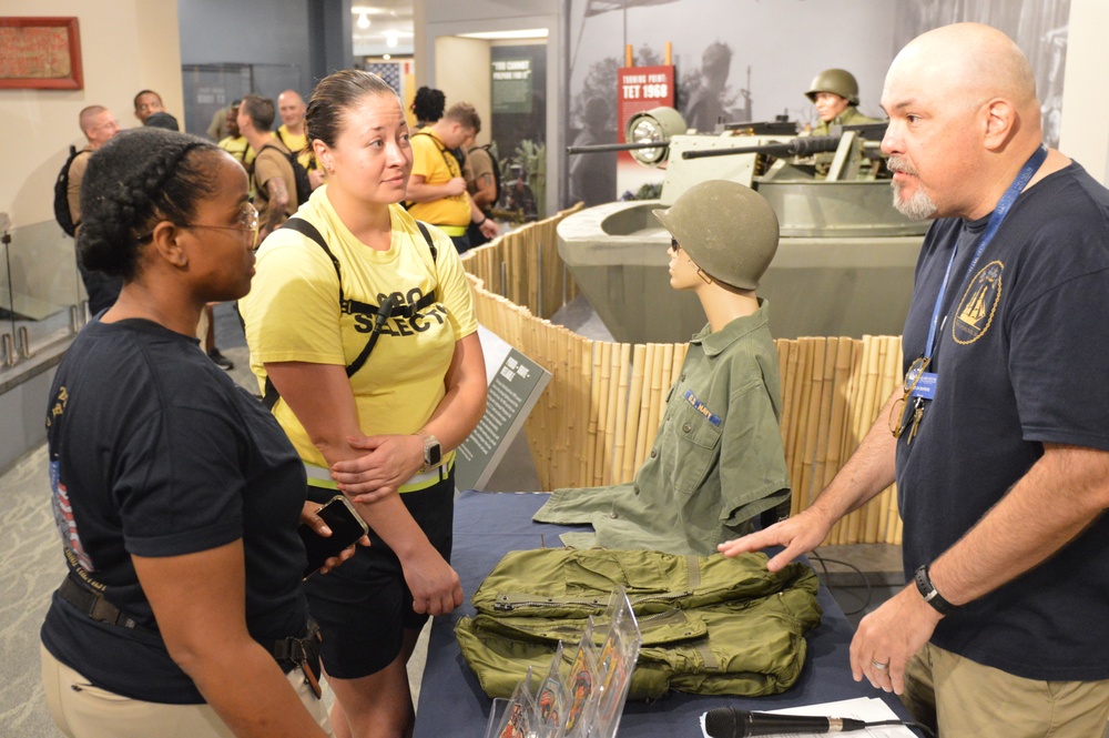 CPO Selects learn about U.S. Navy during the Vietnam War