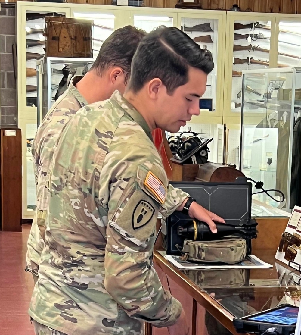 Explosive Ordnance Disposal Soldiers protect museum visitors from potential danger