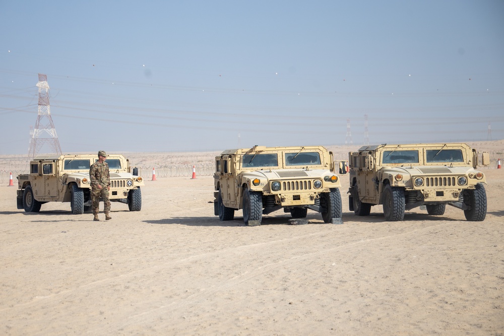 U.S. Army soldiers arrive for Intrepid Maven 22.4