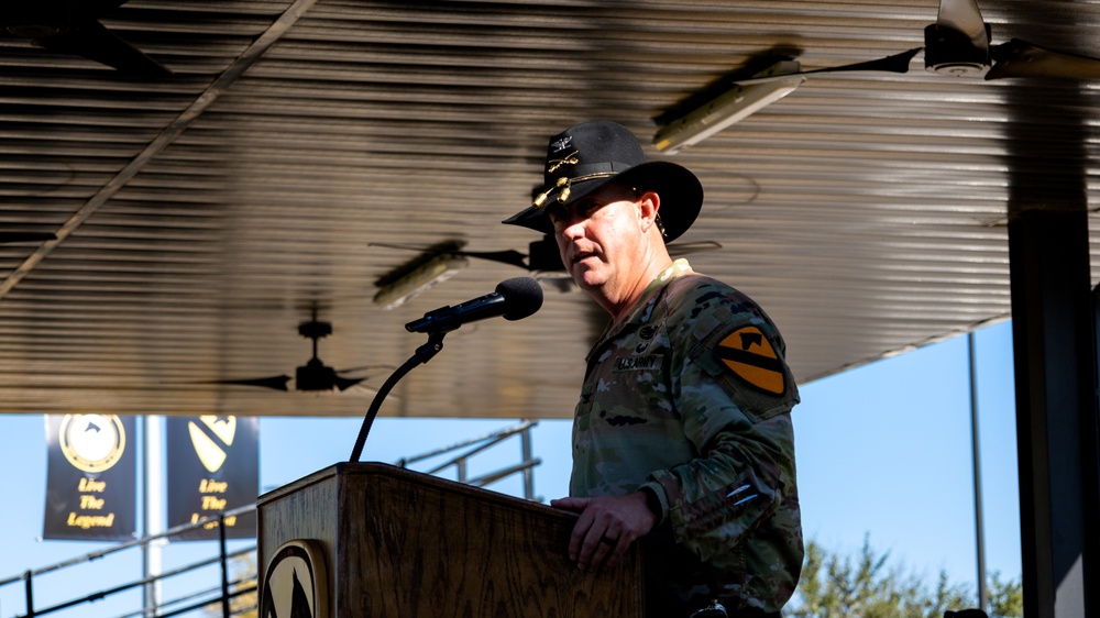 1st Cav Patching Ceremony