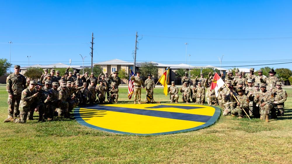 1st Cav Patching Ceremony