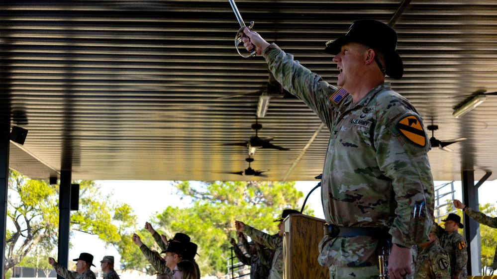 1st Cav Patching Ceremony