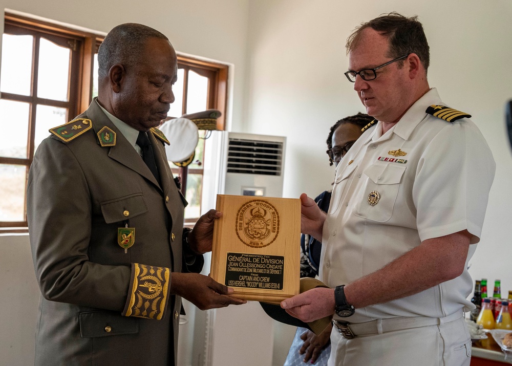 USS Hershel “Woody” Williams visits Republic of Congo