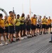 CPO Selects participate in history and heritage training aboard the Battleship Wisconsin