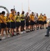 CPO Selects participate in history and heritage training aboard the Battleship Wisconsin