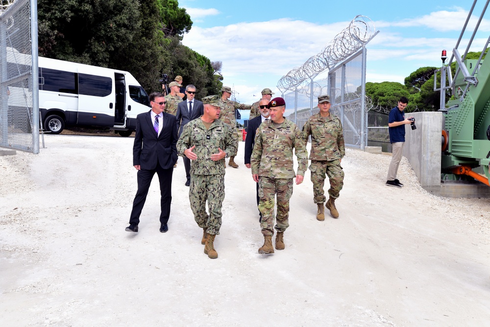 U.S. Army Southern European Task Force, Africa Commanding General Maj. Gen. Todd R. Wasmund visits Camp Darby