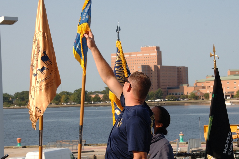 Command guidons on display during 21st Annual CPO Heritage Days Event