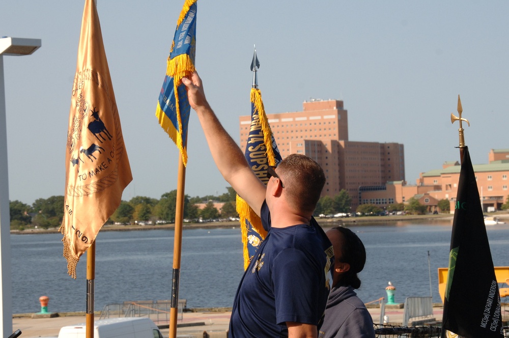 Command guidons on display during 21st Annual CPO Heritage Days Event