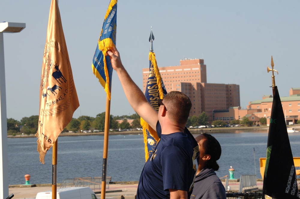 Command guidons on display during 21st Annual CPO Heritage Days Event