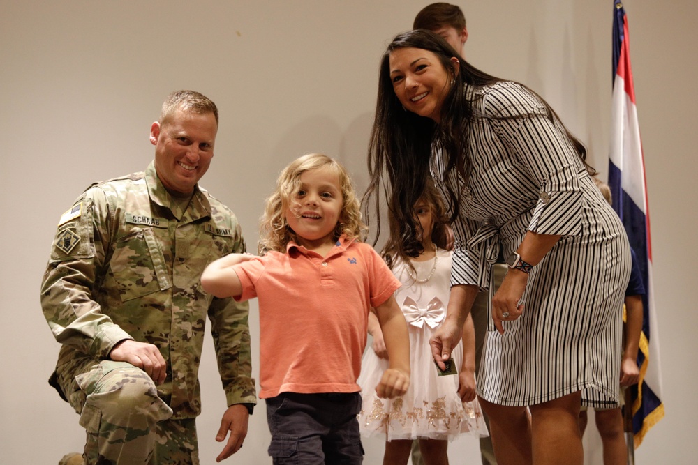 Sgt. Maj. Schaab's Promotion