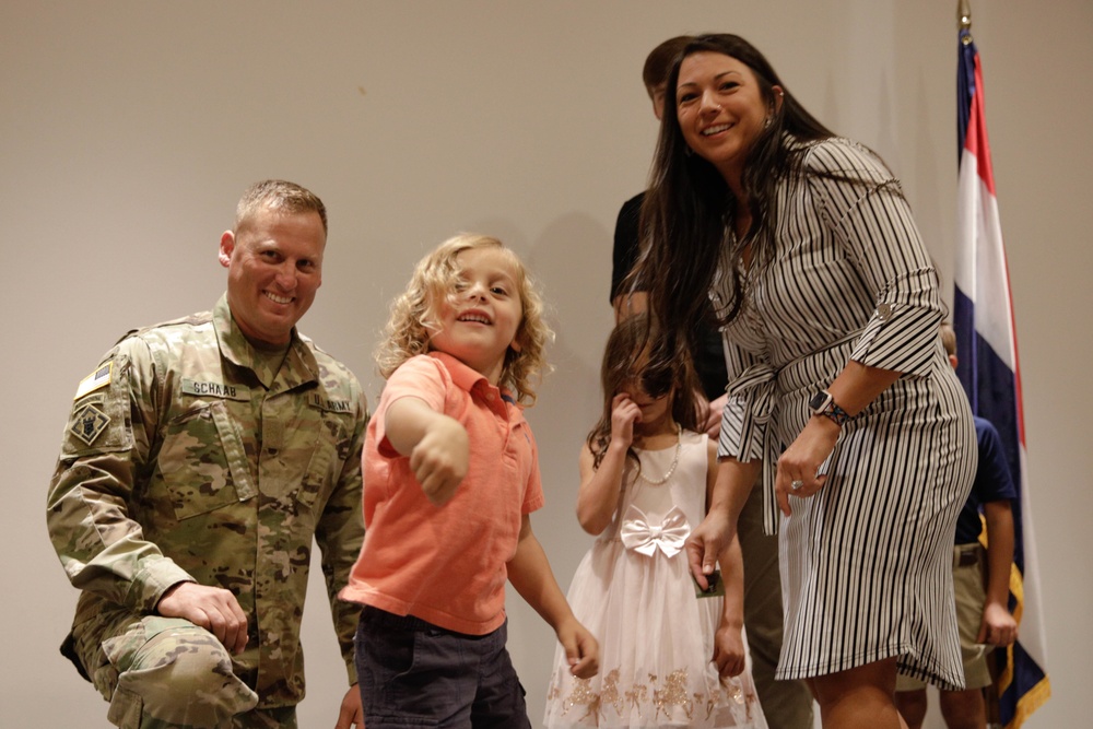 Sgt. Maj. Schaab's Promotion