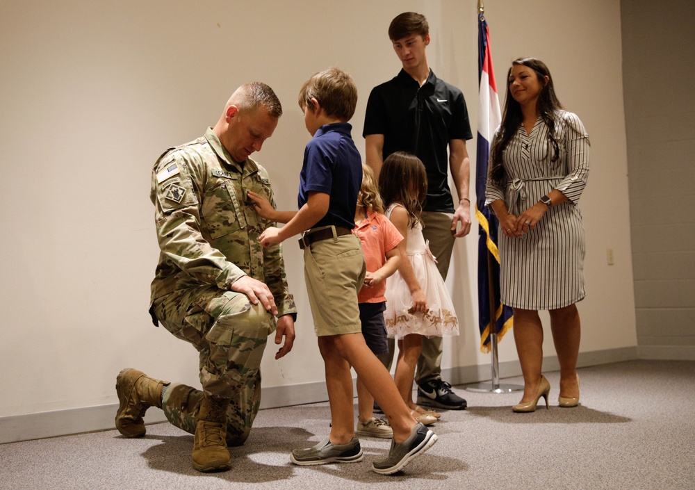 Sgt. Maj. Schaab's Promotion