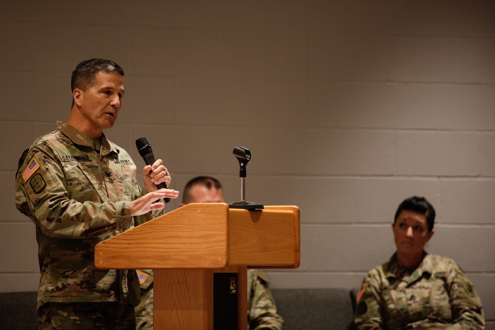 Sgt. Maj. Schaab's Promotion